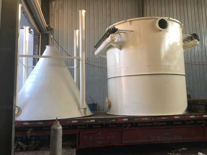 江蘇太倉氫氧化鈣生產(chǎn)線配套圓形脈沖布袋除塵器發(fā)貨 江蘇太倉氫氧化鈣生產(chǎn)線配套圓形脈沖布袋除塵器發(fā)貨